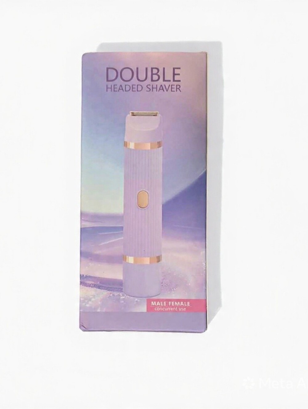 Sleek Rechargable Double Headed Women's Wireless Shaver